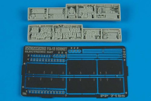McDonnell-Douglas F/A-18 Hornet electronic bay (designed to be used with Hasegawa kits)