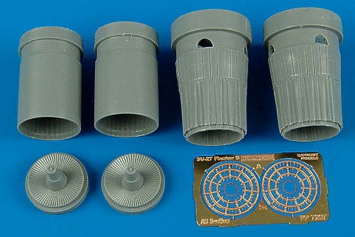 Sukhoi Su-27 Flanker B exhaust nozzles (designed to be used with Italeri kits)