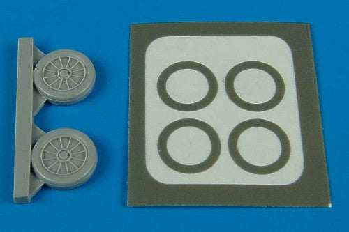 Douglas A-4E Skyhawk wheels and paint masks (designed to be used with Airfix, Fujimi and Hasegawa kits
