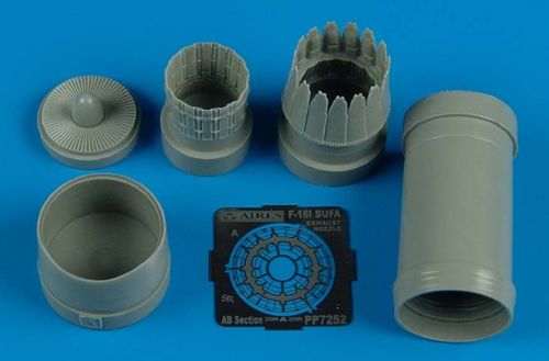 Lockheed-Martin F-16I Sufa 'Storm' exhaust nozzle (designed to be used with Kinetic Model kits)