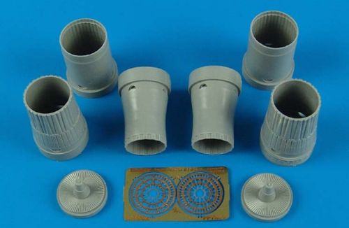 Sukhoi Su-27 Flanker B exhaust nozzles (designed to be used with Trumpeter kits)