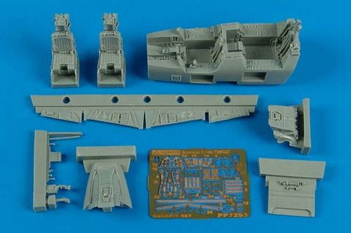 Grumman F-14A Tomcat cockpit set (designed to be used with Fujimi and KA-Models kits)