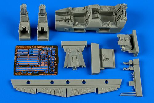 Grumman F-14D Tomcat cockpit set (designed to be used with Fujimi kits)