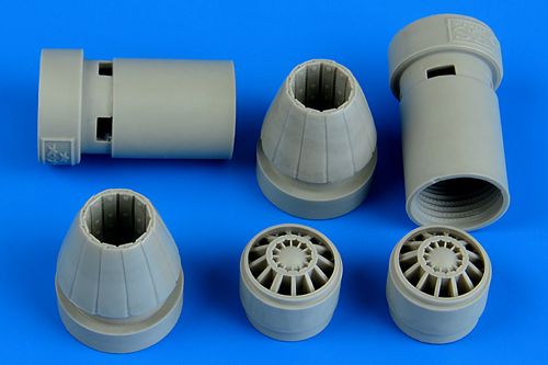 Boeing F/A-18E/F Super Hornet exhaust nozzles - closed (designed to be used with Hasegawa kits)