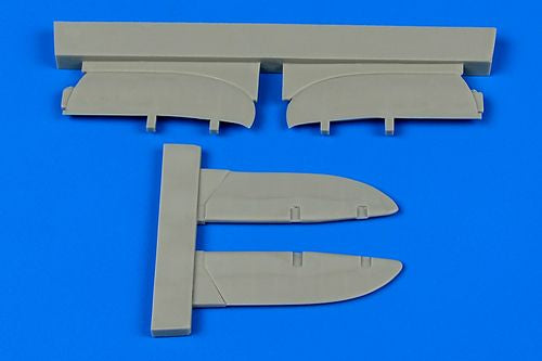 Polikarpov I-153 Chaika control surfaces (designed to be used with ICM UA UK kits)