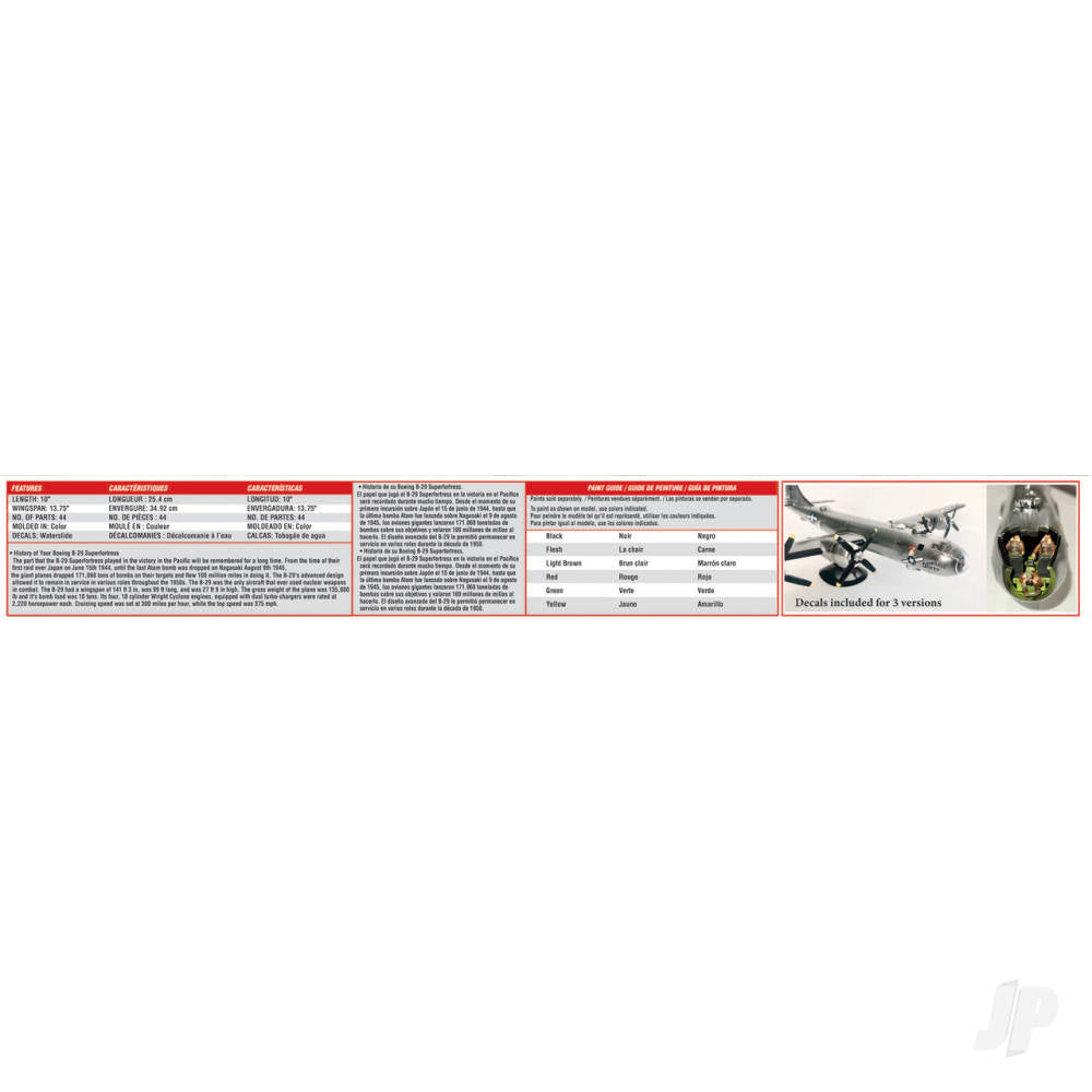 Atlantis Models 1:120 Boeing B-29 Superfortress with Swivel AMCH208 2