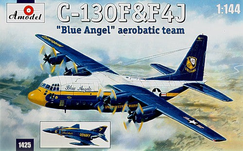 Lockheed C-130 Hercules and McDonnell F-4J 'BLUE ANGEL' Aerobatic team