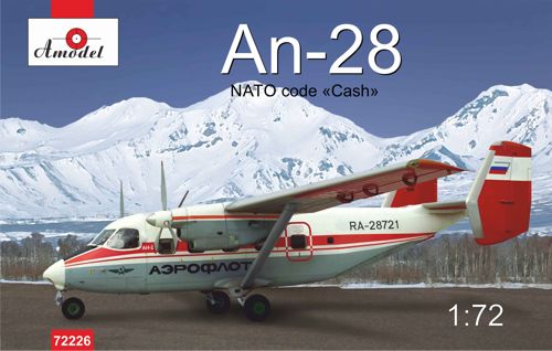 Antonov An-28 NATO code 'Cash' Aeroflot 'red' RA-28721
