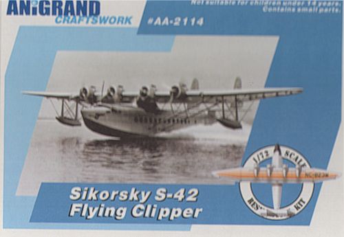 Anigrand Craftswork Sikorsky S-42 flying - ANIG2114
