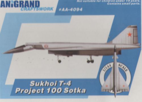 Anigrand Craftswork Sukhoi T-4 Sotka Soviet - ANIG4094
