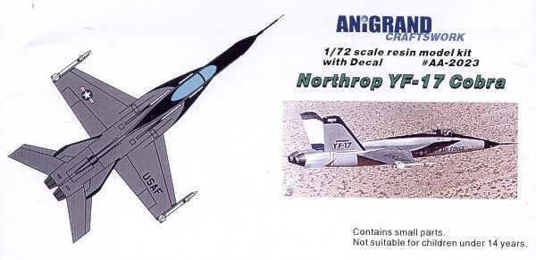 Anigrand Craftswork Northrop YF-17 Cobra. - ANIG2023 - Aircraft Kits