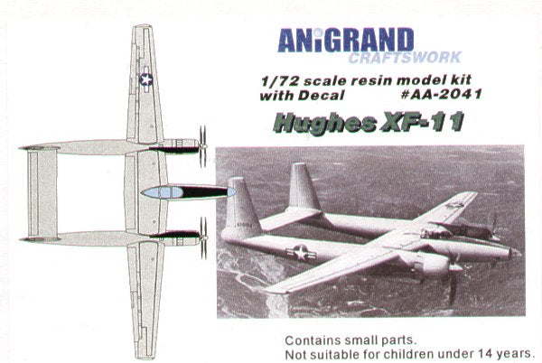 Anigrand Craftswork Hughes XF-11. In 1939, - ANIG2041 - Aircraft Kits