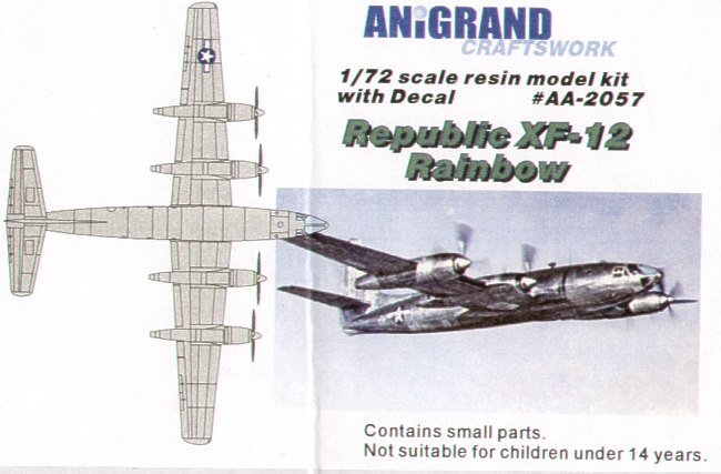 Anigrand Craftswork Republic XF-12 Rainbow. - ANIG2057
