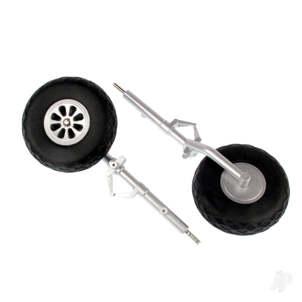 Arrows Hobby Main Landing Gear (Legs + Wheels) (for P-51 V1) ARRAB107 - RC Aircraft Spares