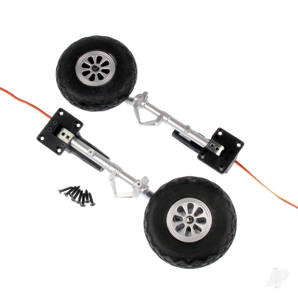Arrows Hobby Main Landing Gear Set (Legs + Wheels + Retracts) (for P-51) ARRAB108