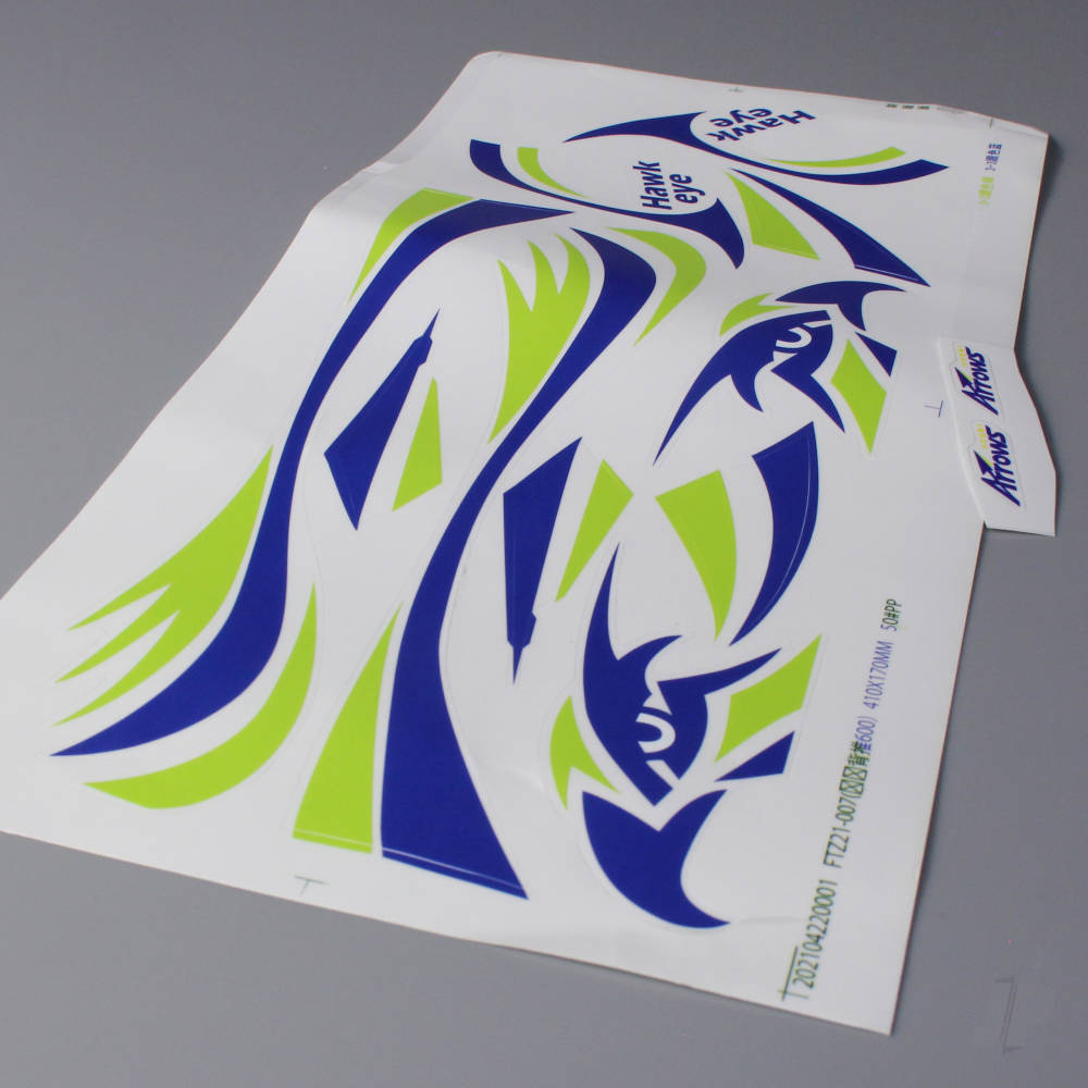 Arrows Hobby Arrows Hobby Decal set (for Hawk Eye) ARRAV105 - RC Aircraft Spares