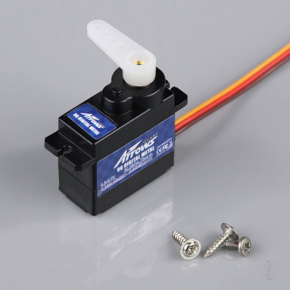 Arrows Hobby 9g Metal Gear Servo Reverse Direction (for Mig-29) ARRSER9MGR - RC Aircraft Spares