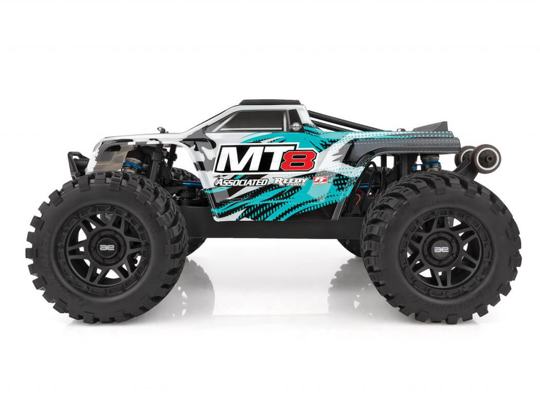 Team Associated Rival Mt8 Teal RTR Truck Brushless/4-6S Rated AS20521
