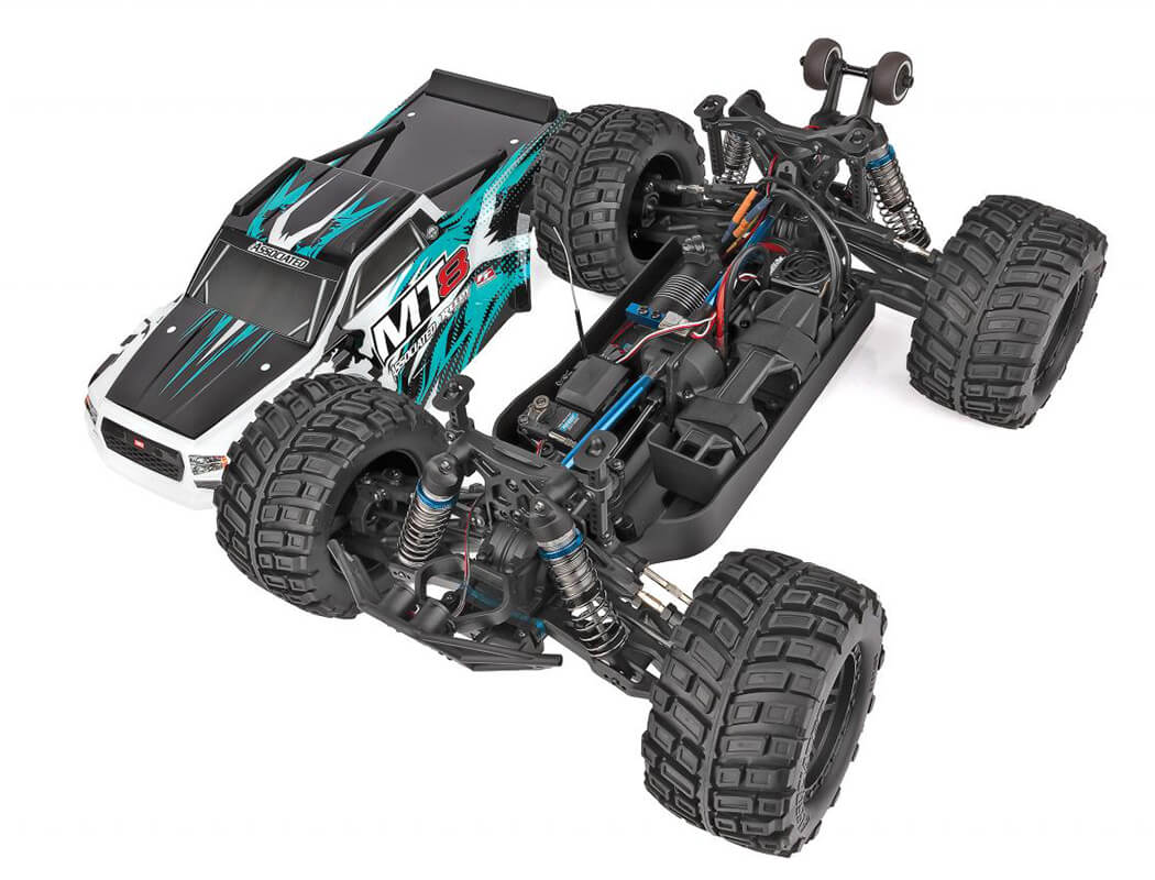 Team Associated Rival Mt8 Teal RTR Truck Brushless/4-6S Rated AS20521