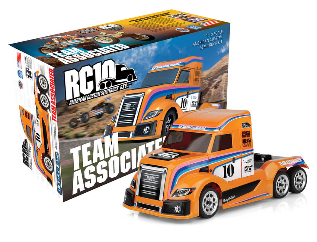 TEAM ASSOCIATED RC10 6X6 AMERICAN CUSTOM SEMITRUCK KIT