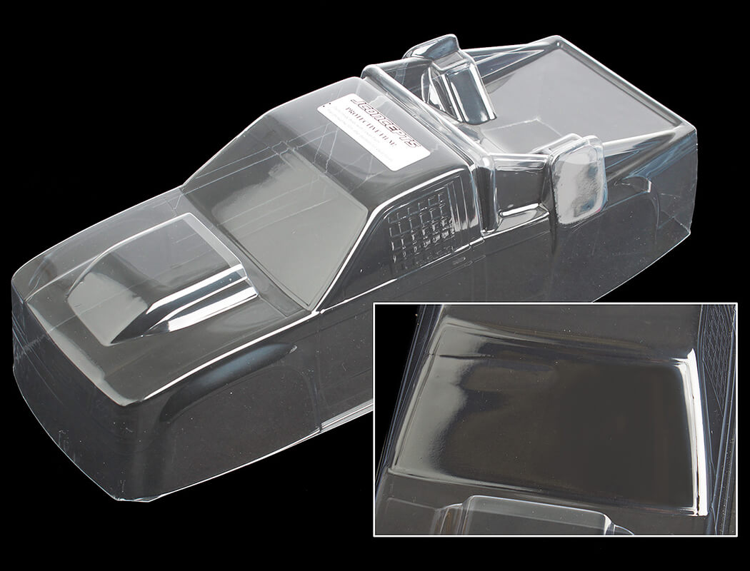 TEAM ASSOCIATED RC10 BODY, CLEAR