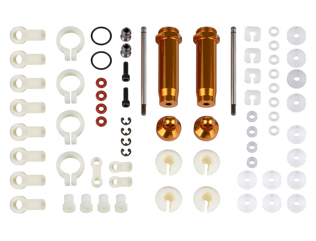TEAM ASSOCIATED RC10/T REAR SHOCK KIT 1.32 IN (PR) GOLD