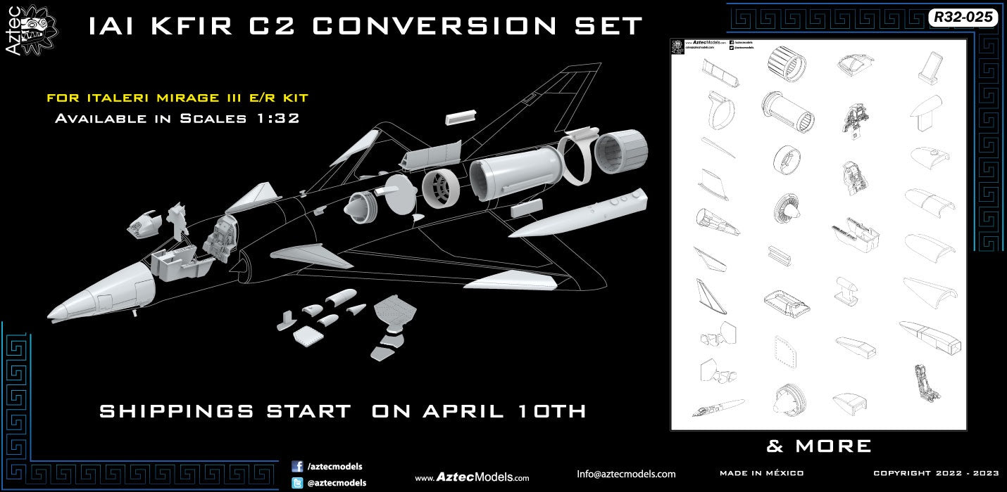 Aztec Conversion kit for IAI - AZR32-025