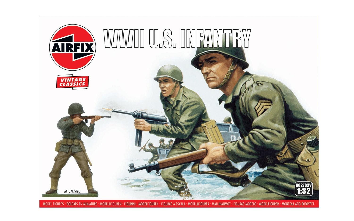 Airfix 1/32 WWII US Infantry A02703V