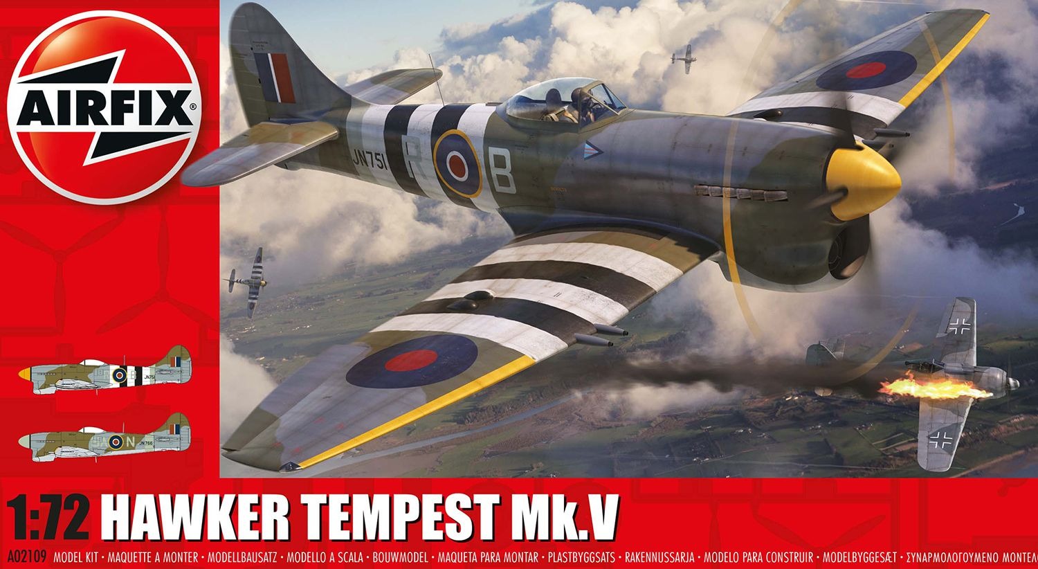 Airfix 1/72 Hawker Tempest Mk V A02109