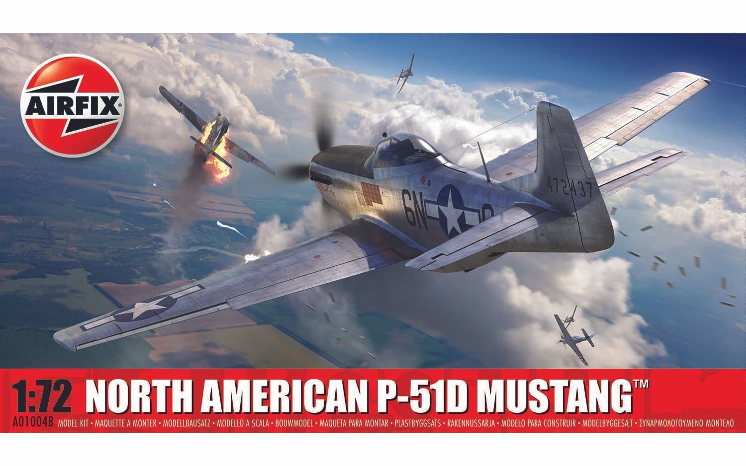 Airfix 1/72 North American P-51D Mustang A01004B