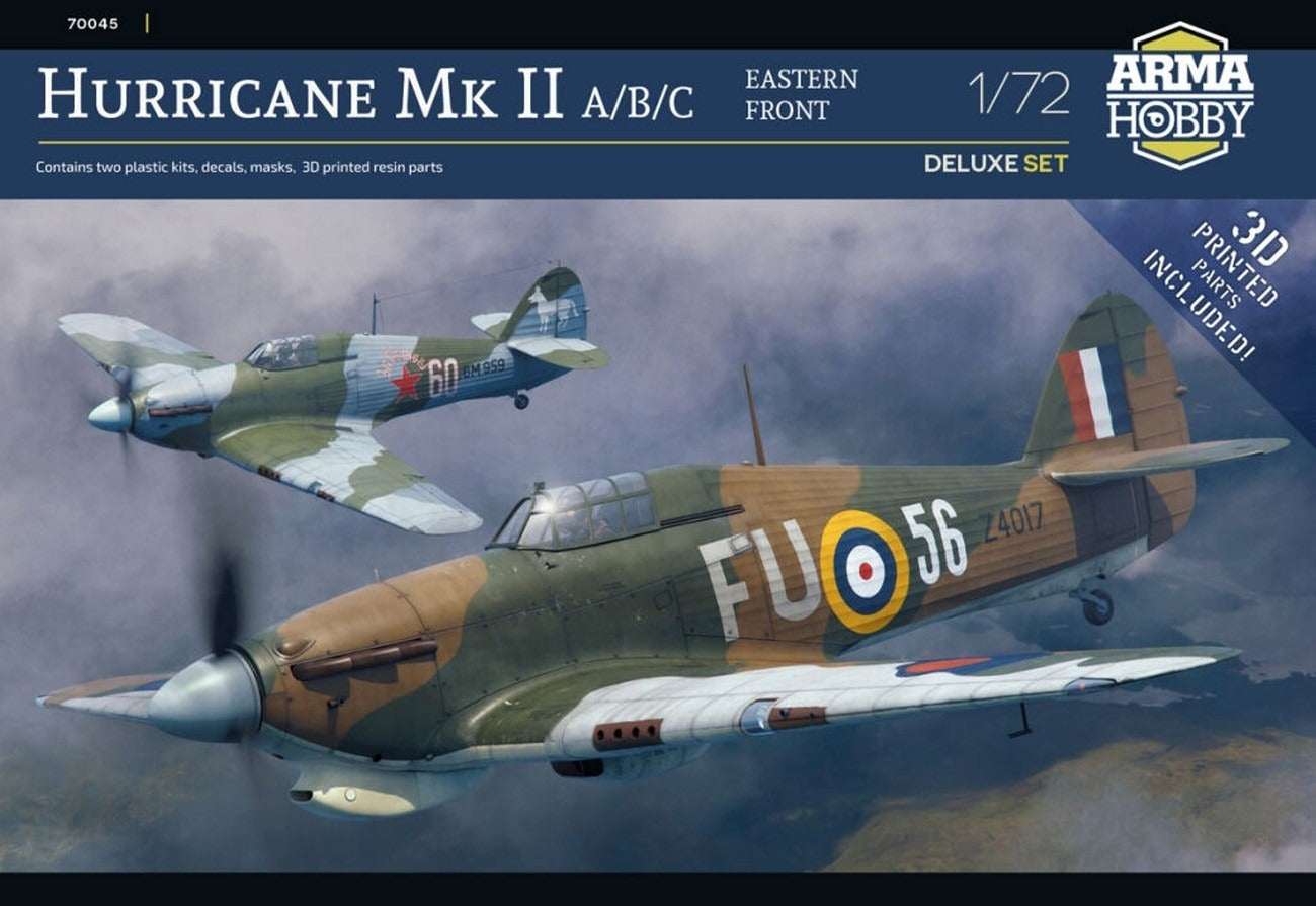 Arma Hobby 1/72 Hawker Hurricane Mk.IIA/B/C "Eastern Front" Deluxe Set AH70045