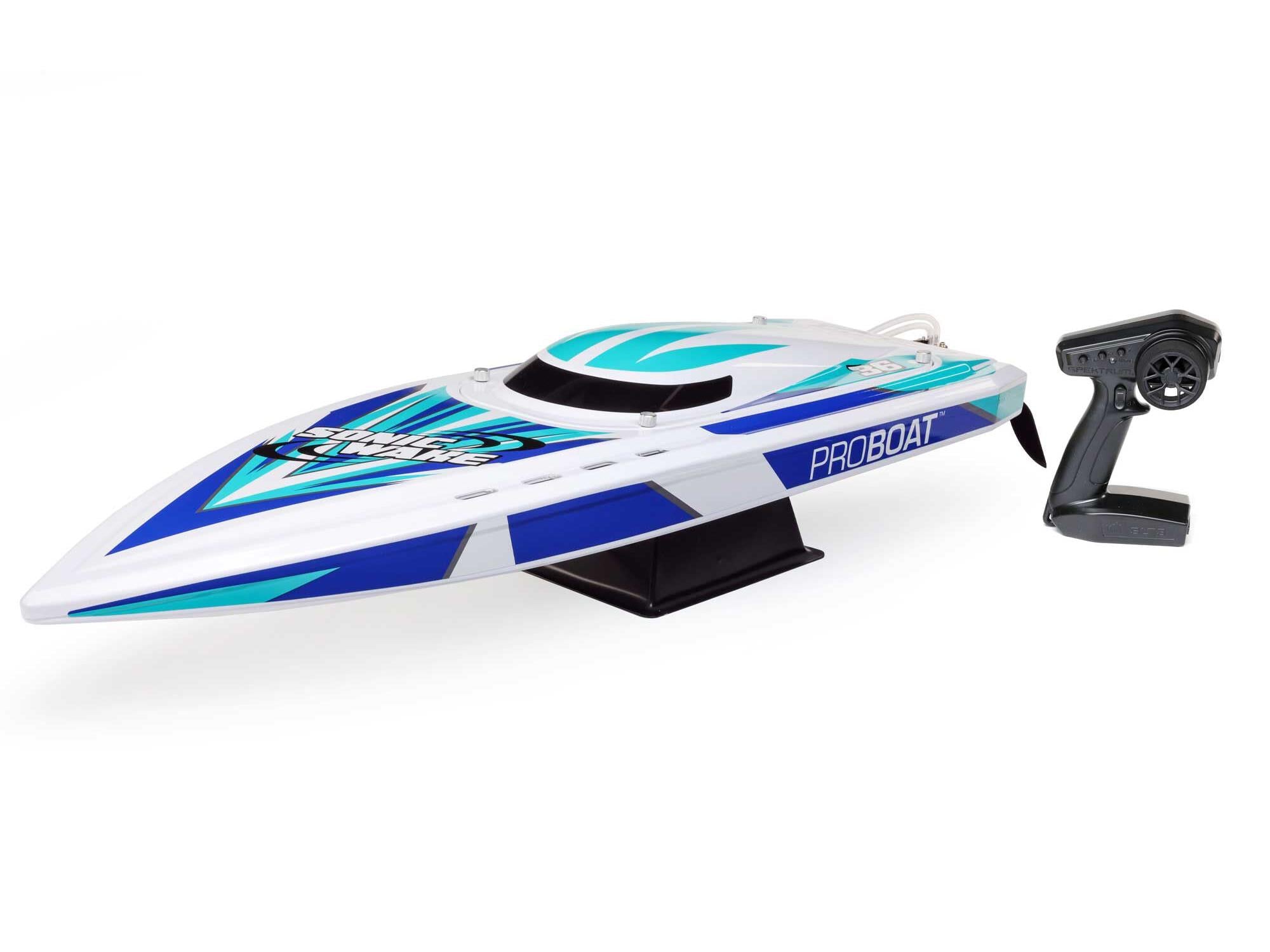 Sonicwake 36" Self-Righting Brushless Deep-V RTR, White