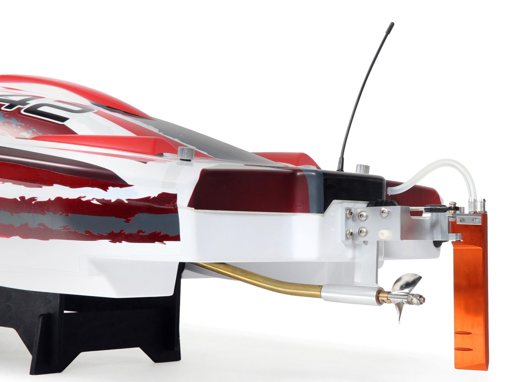 Blackjack 42" 8S Brushless Catamaran RTR: White/Red
