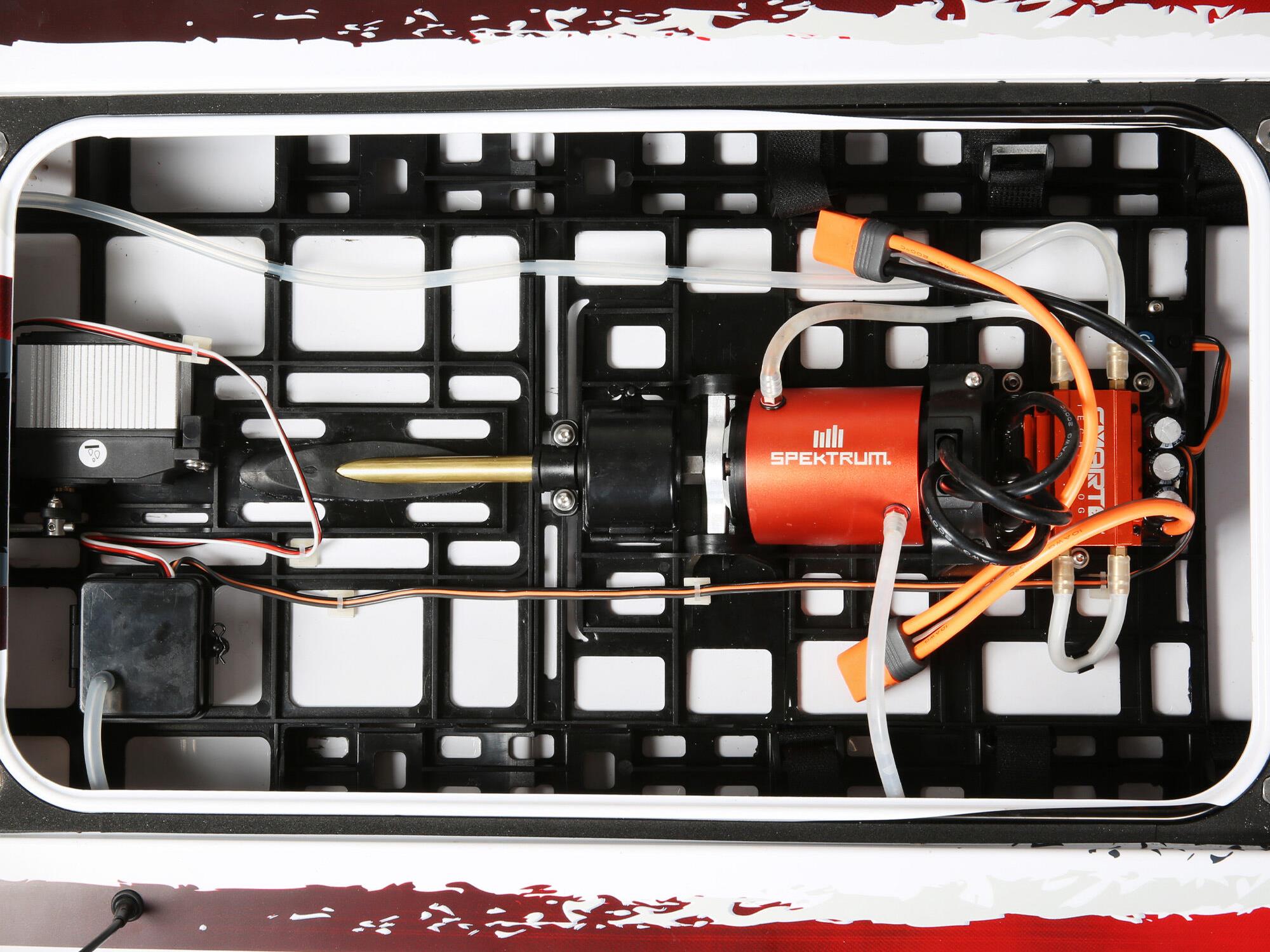 Blackjack 42" 8S Brushless Catamaran RTR: White/Red