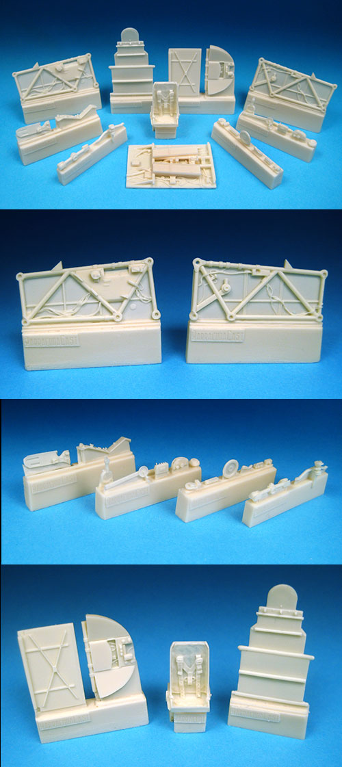 Hawker Typhoon Mk.IB cockpit interior set (designed to be used with Eduard kits and Hasegawa kits)