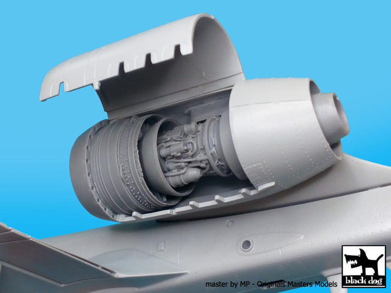Fairchild A-10A/A-10C Thunderbolt engine (designed to be used with Italeri kits)