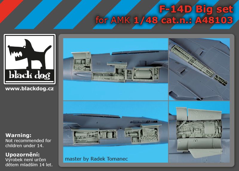 Blackdog Grumman F-14D Tomcat - BDOA48103 - Aircraft Kits