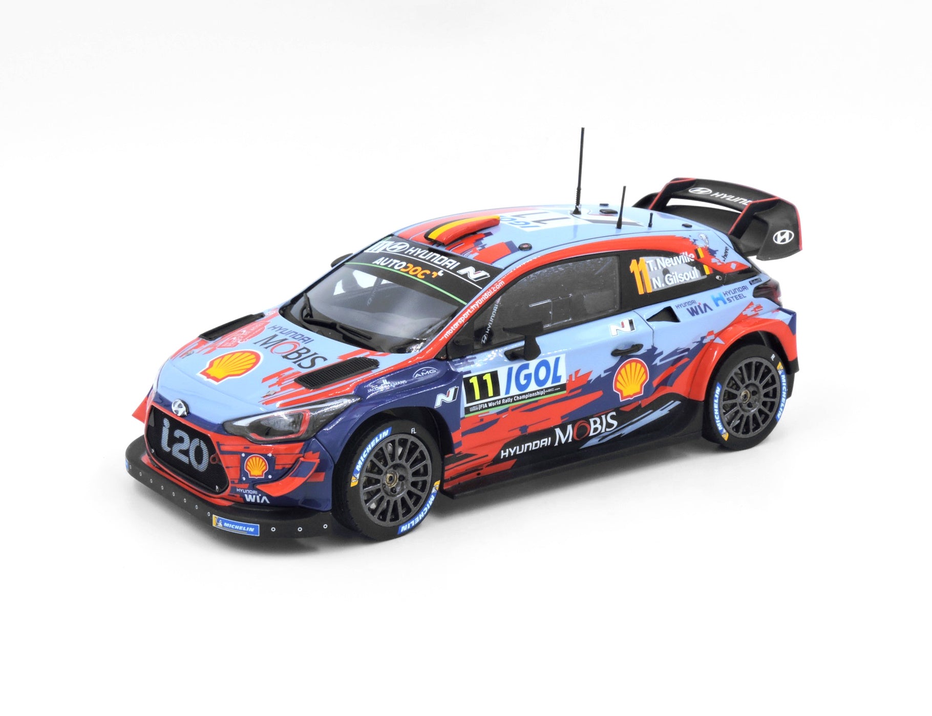 Belkits Hyundai I20 Coupe Wrc 2019 Neuville BEL014