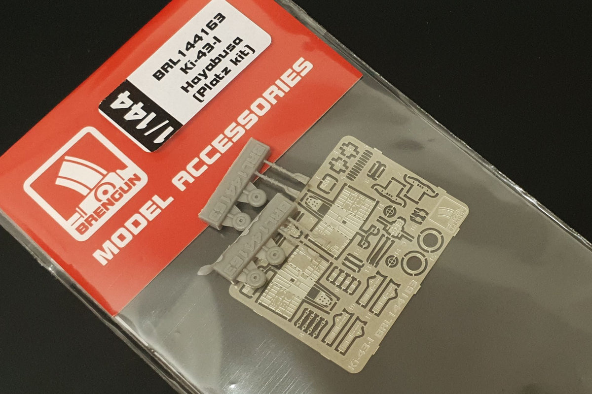 Nakajima Ki-43-I Hayabusa etched detail set (designed to be used with Platz kits)