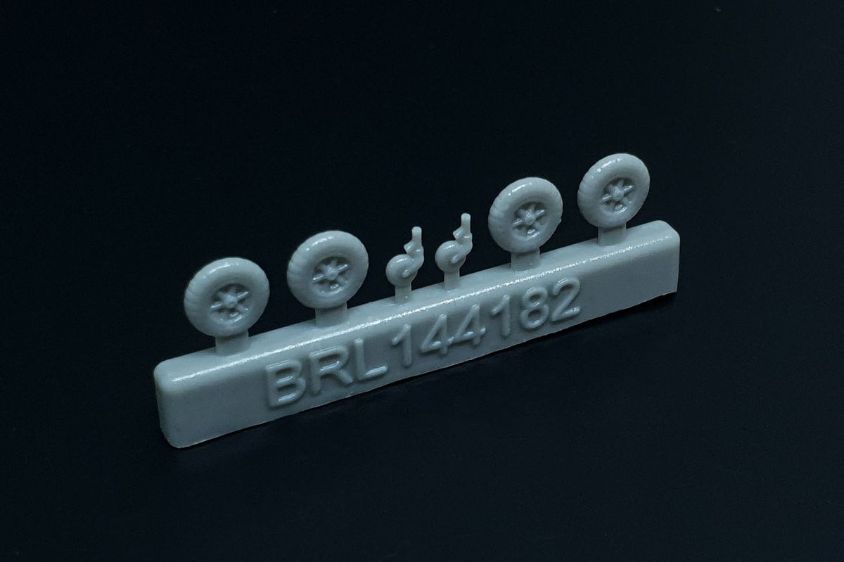 Messerschmitt Bf-109A-F wheels set (2 sets) resin set of wheels (2sets)