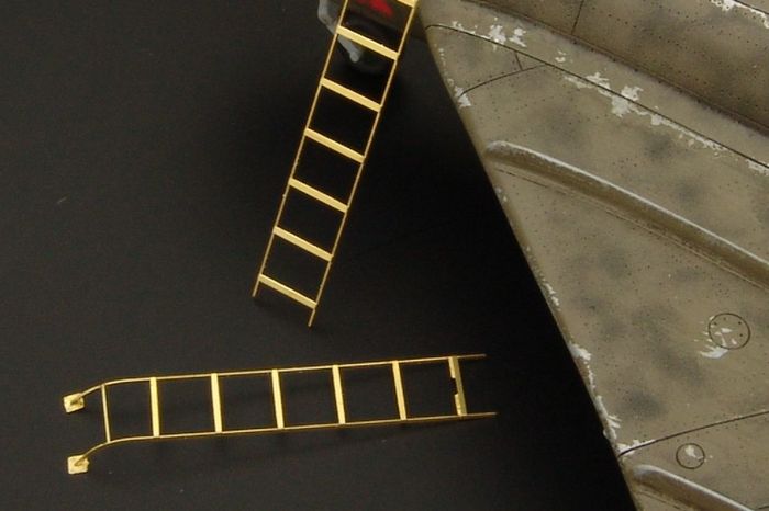 Step ladders for Mikoyan MiG-15/MiG-17 (two types) (designed to be used with Airfix, Eduard kits, Hobby Boss, Smer and Tamiya kits)
