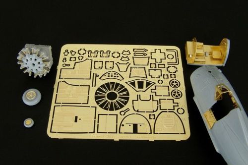 Boeing P-26A Peashooter--- PE parts (designed to be used with AZ Model kits)