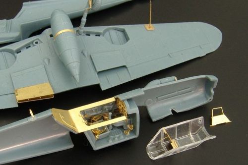 Messerschmitt Bf-109G -family -- PE parts (designed to be used with AZ Model kits)