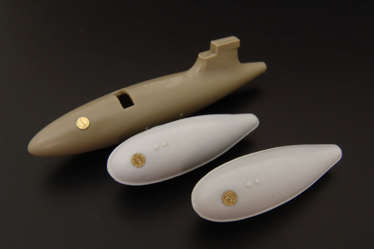 U.S. drop tanks caps -- PE set of drop tanks caps