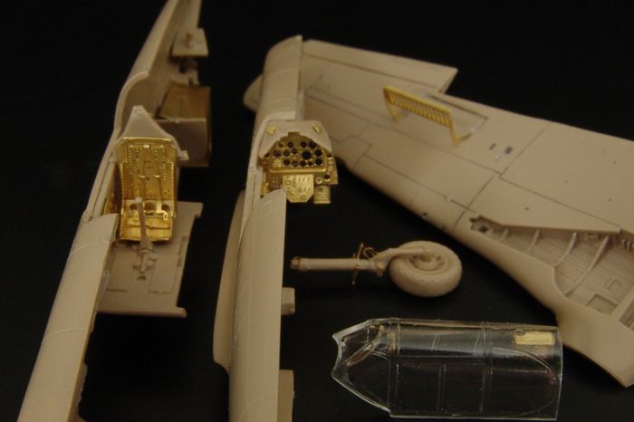 North-American A-36 Apache Mustang etched parts (designed to be used with Brengun kits)