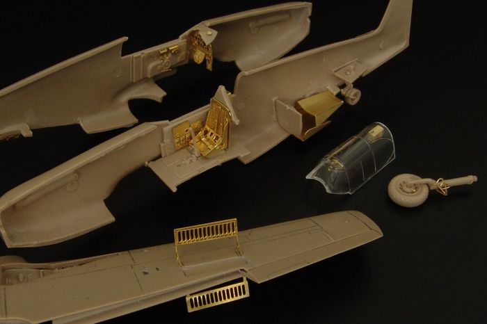 North-American A-36 Apache Mustang etched parts (designed to be used with Brengun kits)
