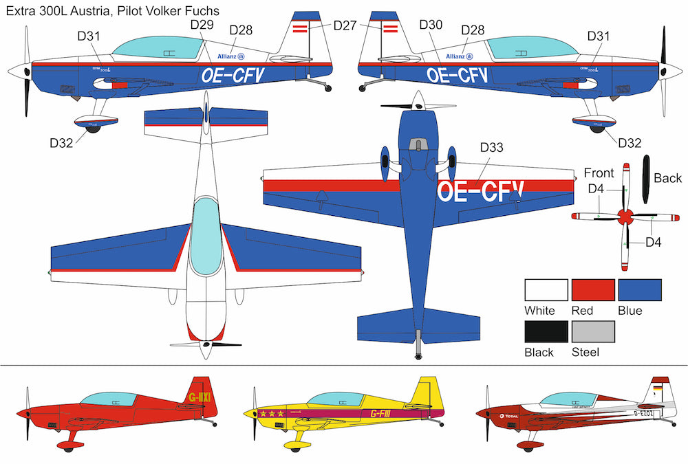 Extra EA-300 with 4 blade propeller
