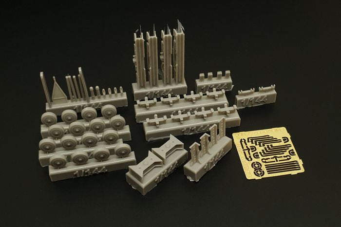 Culemeyer four axles resin kit of German heavy trailer