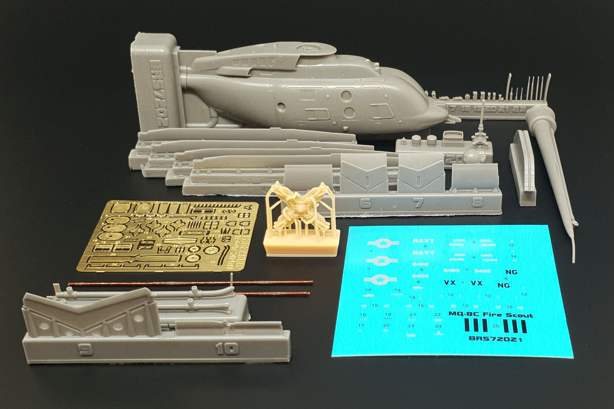MQ-8C (Bell 407) Resin construction kit of U.S. unmanned helicopter