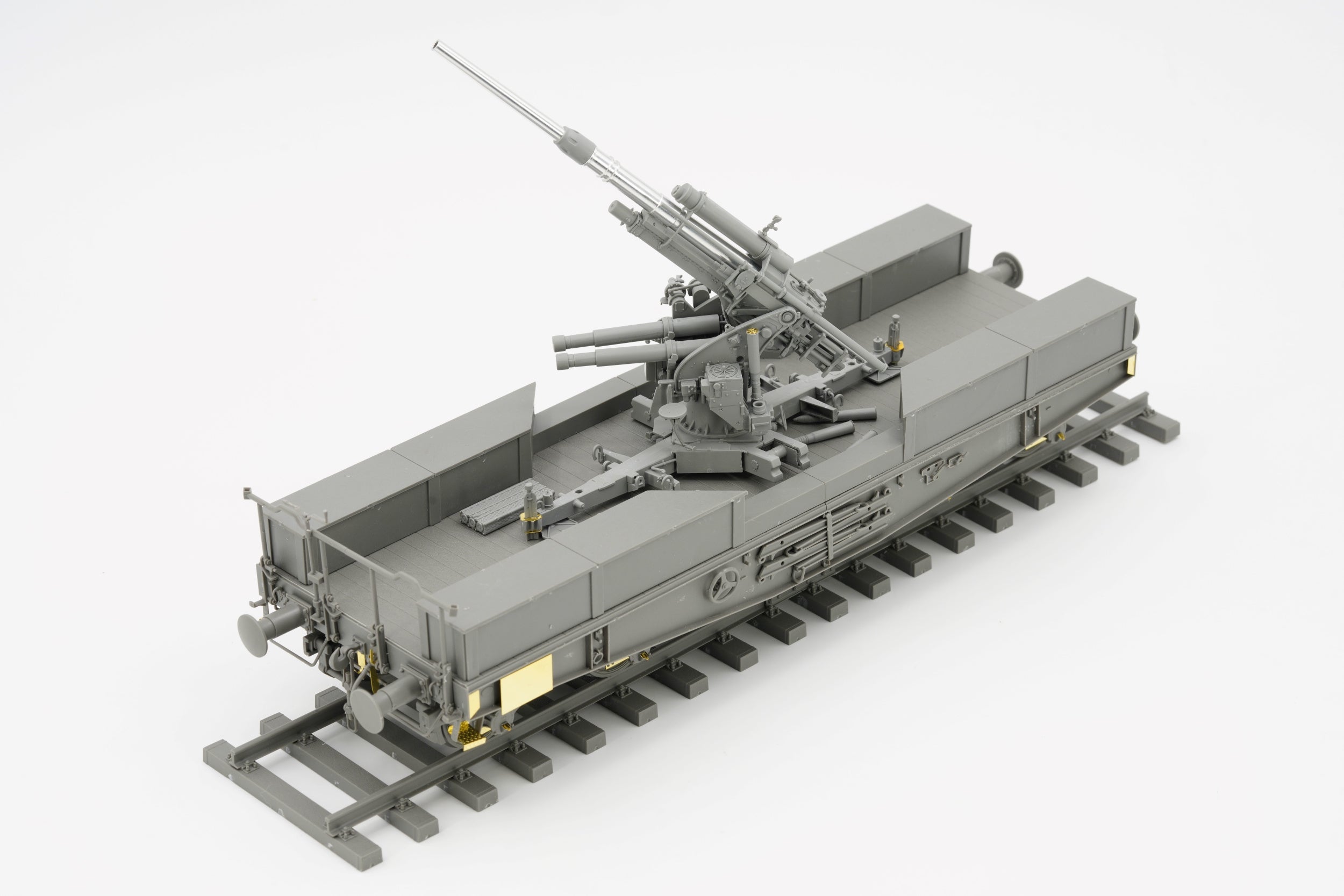 Border Models 88mm Flak Gun 36W On SSys Railway Flatbed Bt-044